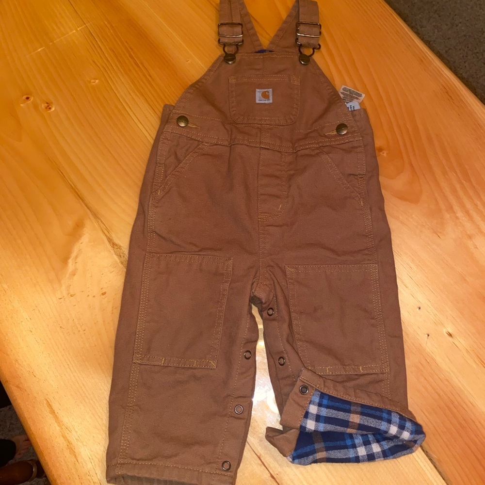 insulated carhartt bibs, 12M